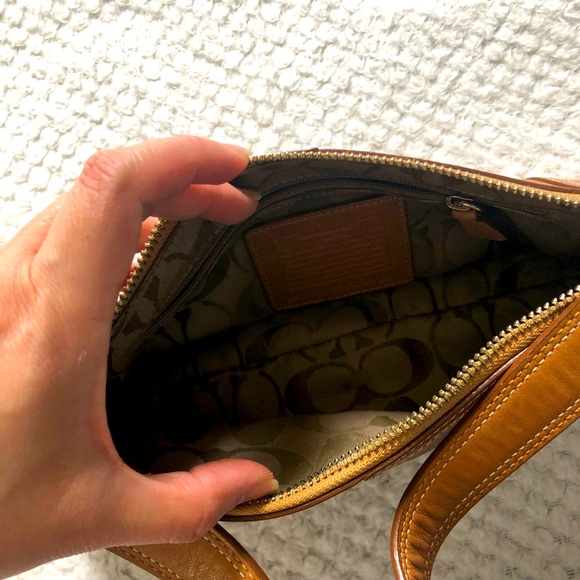 Coach Leather Mini Shoulder Bag - Picture 7 of 9